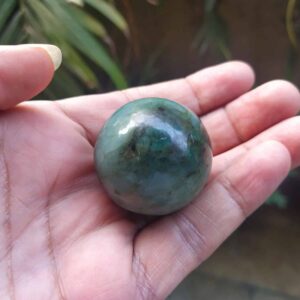 Emerald Beryl Polished Stone Sphere / Ball