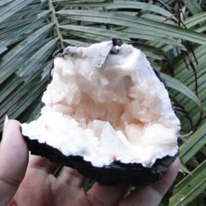 Peach Heulandite Crystals Cave Cluster