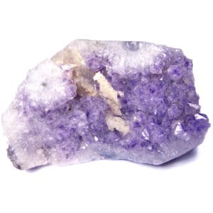 Amethyst With Calcite Natural Cluster (1166 gms)