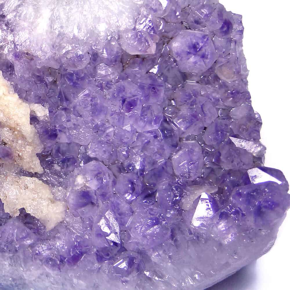 Nature's Crest - Amethyst With Calcite Natural Cluster (1166 gms) - Amethyst Cluster 1166 Gms 2