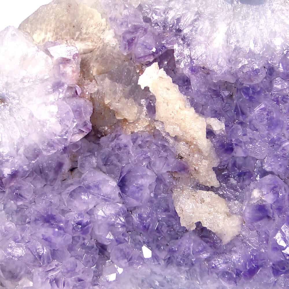 Nature's Crest - Amethyst With Calcite Natural Cluster (1166 gms) - Amethyst Cluster 1166 Gms 3