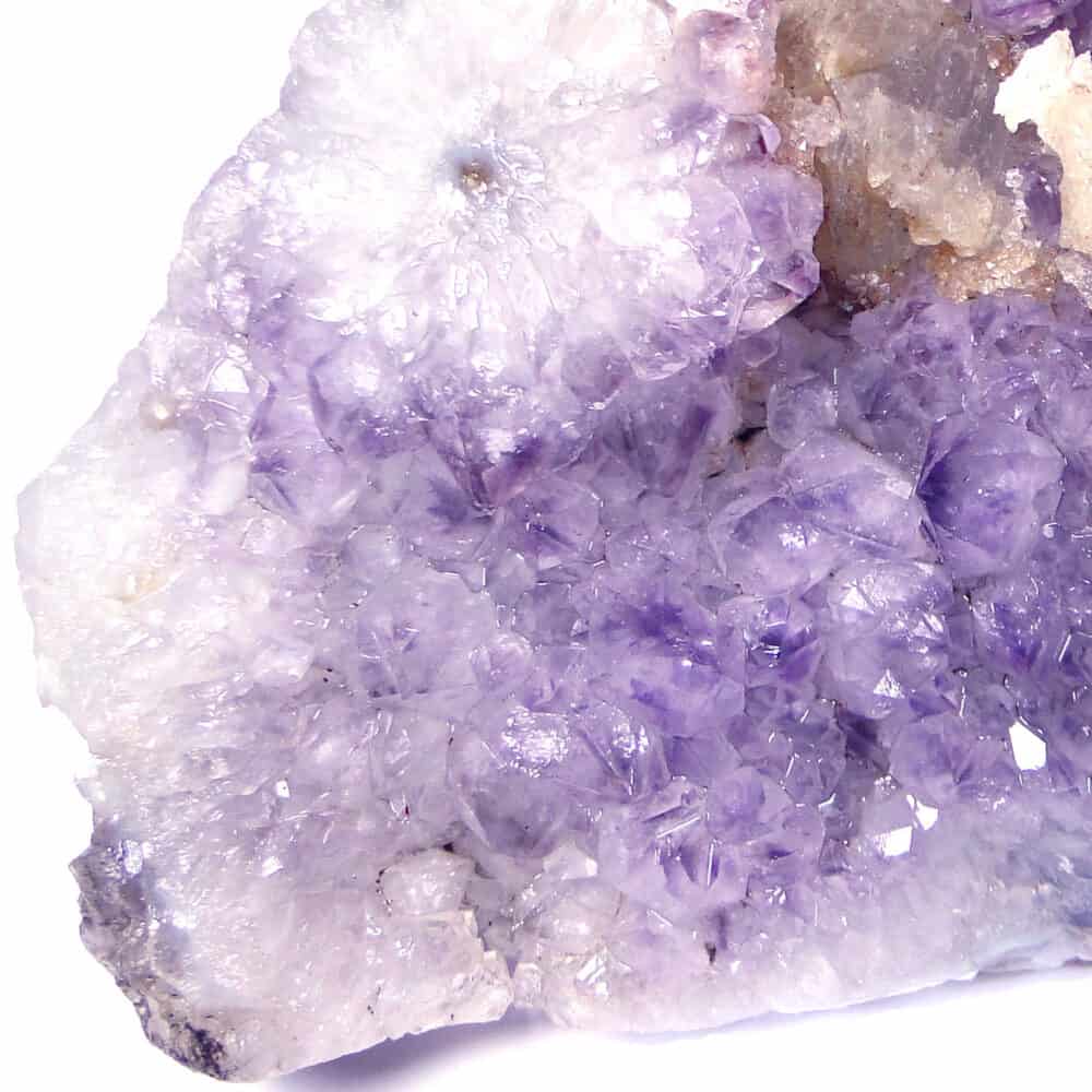 Nature's Crest - Amethyst With Calcite Natural Cluster (1166 gms) - Amethyst Cluster 1166 Gms 4
