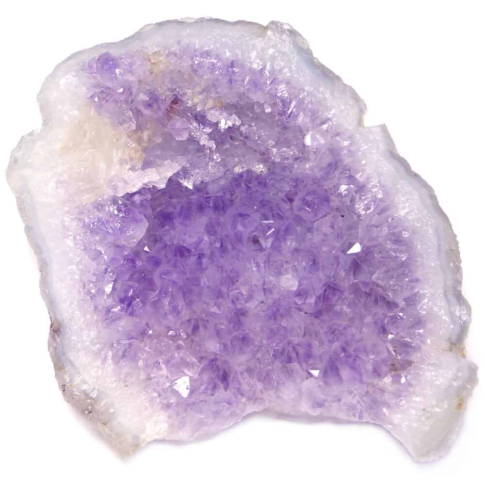 Amethyst With Calcite Natural Cluster (436 gms)