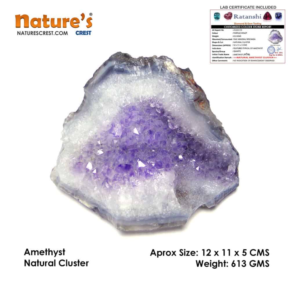 Amethyst Natural Cluster (613 gms) - Image 4