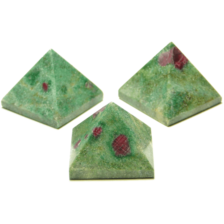 Ruby Zoisite Pyramids 1200 x 1200 Transperant